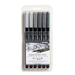 Lyra Aqua Brush Duo stylo-feutre Couleurs assorties 6 pièce(s)