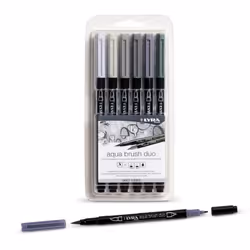 Lyra Aqua Brush Duo stylo-feutre Couleurs assorties 6 pièce(s)