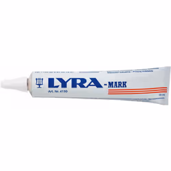 Tube de peinture indélébile LYRAMARK Contenu 50 ml.Convient au mieux pour toutes les surfaces extrêmement difficiles comme pa ...