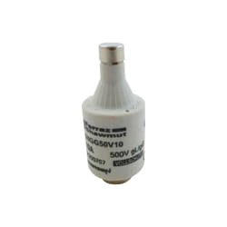 Mersen - d fusible DIIGG50 V10/6 f d ii, fusible 10 a rouge d'utilisation 4086500000043 D213558