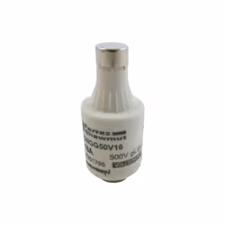 Fusible D gG DII, 16A/AC500 DIIGG50 V16 taille DII, courant assigné 16 A, tension nominale 500 V, code couleur gris, classe d ...