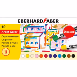 Eberhard Faber Artist Color Oil Pastel, 12 pièce(s), Multicolore, Rond, 1,1 cm, Boîte
