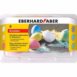 Eberhard Faber 526510, 6 pièce(s), Multicolore, Multicolore, Ovale, Boîte, Plastique