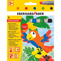 Eberhard Faber 529006, 6 pièce(s), Multicolore, Multicolore, Rond, Gel, 3 an(s)