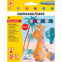 Eberhard Faber 529106, 6 pièce(s), Multicolore, Multicolore, Rond, Gel, 3 an(s)