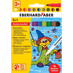 Eberhard Faber 551010, Extra-large, Multicolore, Pointe ogive, Multicolore, Rond, 3 an(s)