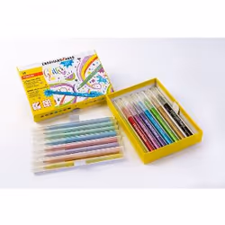Eberhard Faber Fasermaler Glitter stylo-feutre Noir, Bleu, Or, Vert, Orange, Rose, Rouge, Jaune 1 pièce(s)