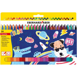 Eberhard Faber Colori stylo-feutre Fin Multicolore 50 pièce(s)