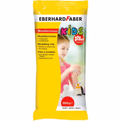 Eberhard Faber EFA Plast, Pâte à modeler, Blanc, Enfant, 1 pièce(s), 1 couleurs, Garçon/Fille