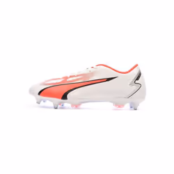 Chaussures de Foot Blanc/Rouge Homme Puma Ultra Play MxSG