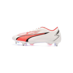 Chaussures de Foot Blanc/Rouge Homme Puma Ultra Play MxSG