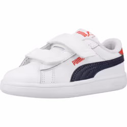 Puma Smash 3.0 V Blanc / Bleu / Rouge