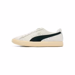 Baskets Blanc/Noires Homme Puma Clyde Teasel
