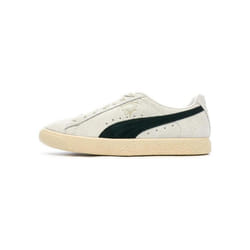 Baskets Blanc/Noires Homme Puma Clyde Teasel