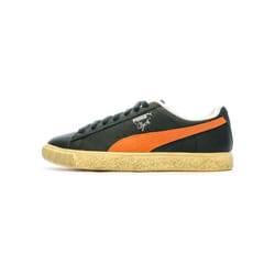 Sneakers Clyde Vintage Cuir Noir