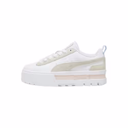 Sneakers Mayze Mix Cuir Blanc