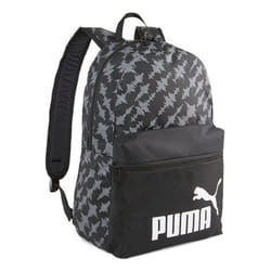 PUMA Sac à dos noir gris pour femme et homme - Phase AOP Backpack Black - Letter Camo 232213