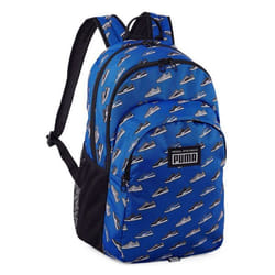 PUMA Sac à dos bleu noir pour femme et homme - Academy Backpack Racing Blue - Sneaker AOP 237602