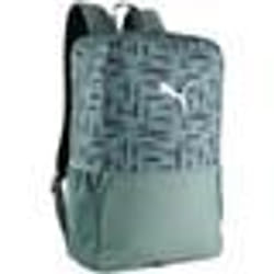 PUMA Sac à dos menthe noir pour femme et homme - Beta Backpack Eucalyptus - Logo Pixel AOP 230501