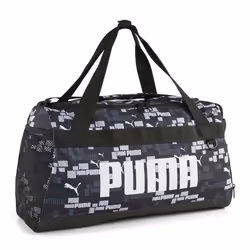PUMA Sac à épaule noir pour femme et homme - Challenger Duffel Bag S Puma Black - Logo AOP 232212