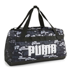 PUMA Sac à épaule noir pour femme et homme - Challenger Duffel Bag S Puma Black - Logo AOP 232212