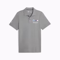 Polo - Puma - BMW - Gris - Manches courtes - Col polo - Regular Fit