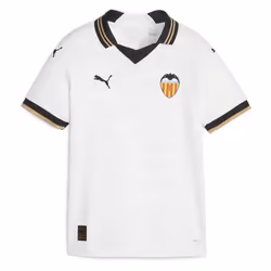PUMA Vcf Home Pull Replica Jr Maillot 1re quipe Valencia CF Mixte bb Blanc 9 aos