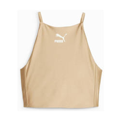 Puma modèle T7 Shiny Crop Top Bronze