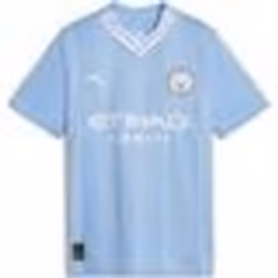Maillot Domicile Enfant - PUMA - Manchester City 2023/24 - Bleu/Blanc - 11/12 ans - Respirant