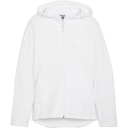 Puma Sweat à Capuche et Zip pour Homme Evostripe Blanc 678995-02