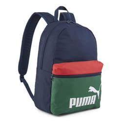PUMA Sac à dos bleu foncé vert pour femme - Phase Backpack Club Navy-Vine-For All Time Red 254643