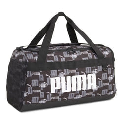PUMA Sac à épaule noir gris pour femme et homme - Challenger Duffel Bag S Puma Black - Logo AOP 252977