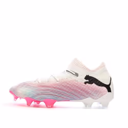 Chaussures de foot Blanches/Roses Homme Puma Future 7 Ultimate