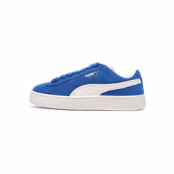 Sneakers Suede Cuir Bleu