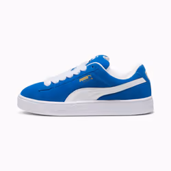 Sneakers Suede Cuir Bleu