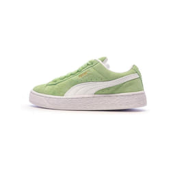 Baskets Vert/Blanc Femme Puma Suede XL