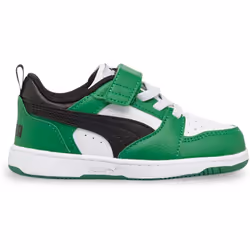 Puma Rebound V6 Lo Ac+ Inf Chaussures pour Bébé et Petit enfant Blanc 397420-05