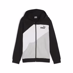 Sweatshirt à capuche zippé enfant Puma Colorblock Power