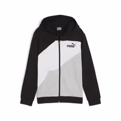 Sweatshirt à capuche zippé enfant Puma Colorblock Power