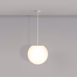 Maytoni Erda Plafonnier extérieur globe blanc E27 IP54