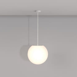 Maytoni Erda Plafonnier extérieur globe blanc E27 IP54