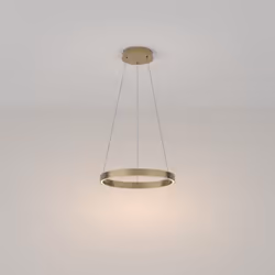 Maytoni Rim Plafonnier LED intégré moderne en laiton, 40cm, 3000K | Fini : Laiton | Matériau : aluminium | Indice de protecti ...