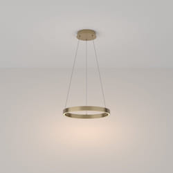 Maytoni Rim Plafonnier LED intégré moderne en laiton, 40cm, 3000K