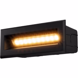 Bosca Applique d'extérieur encastrable noire, 13,7 cm, 3000K IP65 - Maytoni