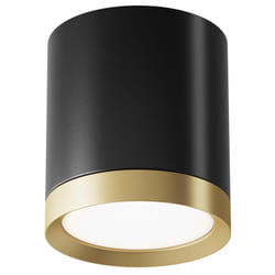 Maytoni - Hoop Downlight monté en surface noir, or, 9,6 cm, GX53