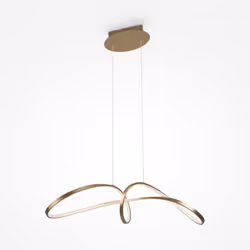 Plafonnier LED - Maytoni - Curve - Or - 4000K - 2800 lm - 42W
