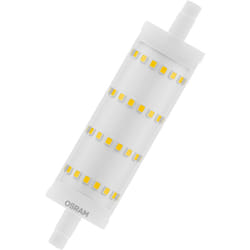 Multicolore led Line avec culot R7s Retrofit, 13 w / 1521 lm, blanc lumière du jour claire et froide de 6500 k, non dimmable. IP20, verre sans plomb,