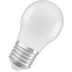 Ampoule led Osram Mini Ball Form, 40 Watts Remplacement, E27, P-Shape, 4000 Kelvin, Cold White, Matt, Pack Single