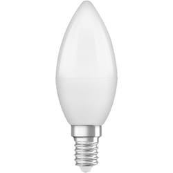 Classic led E14 Bougie Dépolie 4.9W 470lm - 827 Blanc - Ledvance