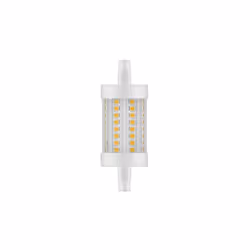 LEDVANCE PERFORMANCE LED R7S DOUBLE EXTRÉMITÉ 78 MM TRANSPARENT 7,3 W 806 LM - 827 EXTRA BLANC CHAUD | REMPLACEMENT POUR 60 W